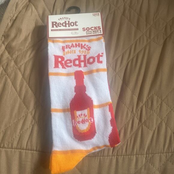 Frank’s Red Hot Sauce Novelty Crew Socks - Picture 3 of 6